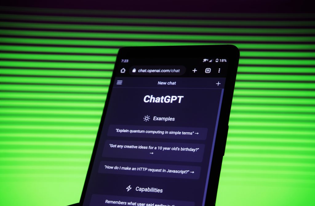 ChatGPT, an AI text generator